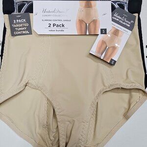 NWT Slimming Control Girdle 2 Pack ( Nude & Black )